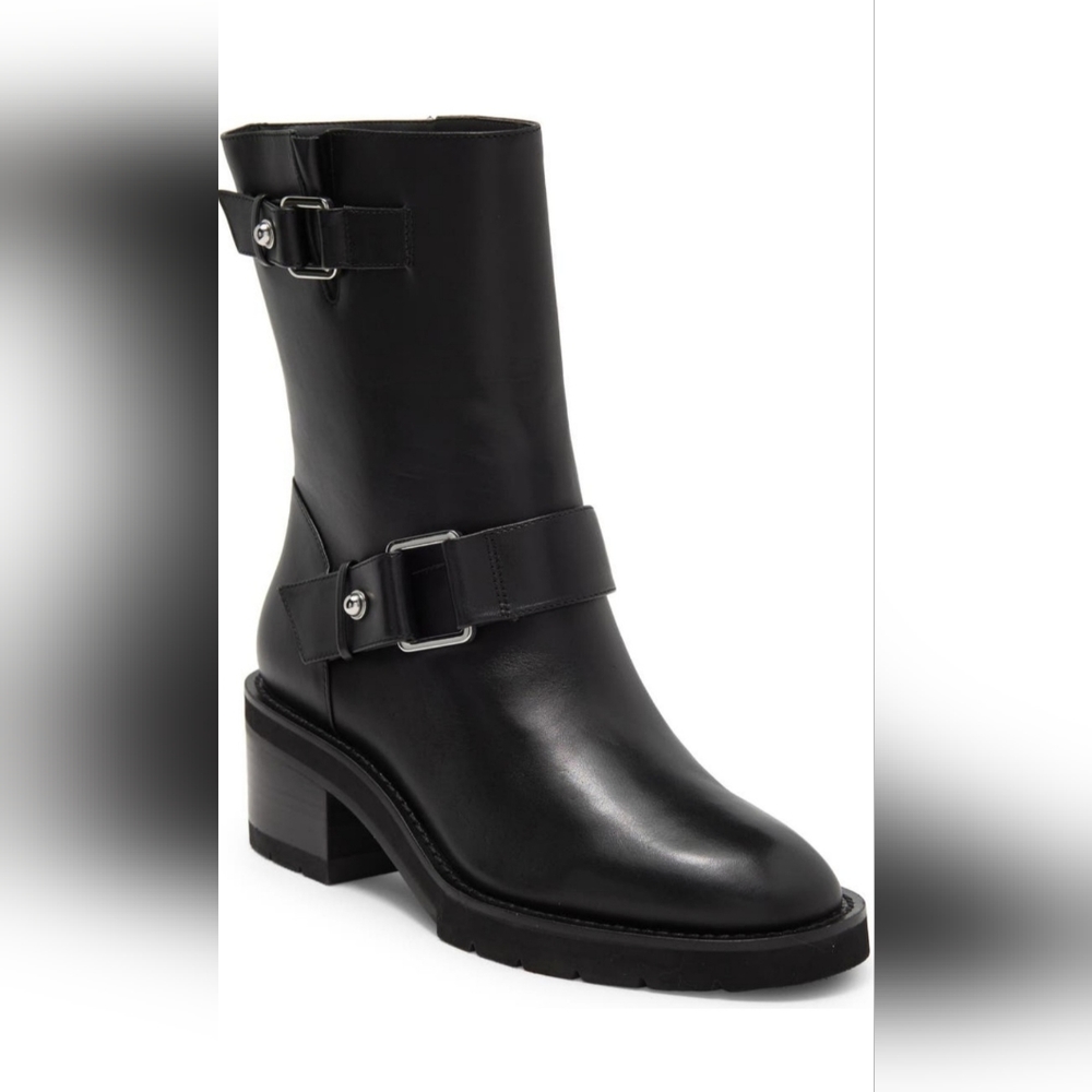 Stuart Weitzman Boulevard Moto Booties